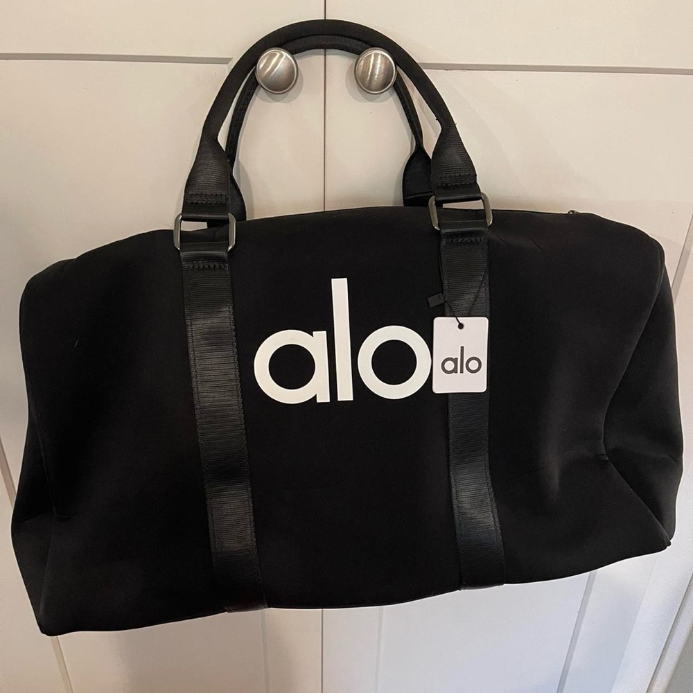 Alo yoga canvas tote duffle bag